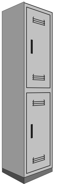 Casilleros metálicos en venta, de 1 a 5 puertas. en Monterrey - Otros