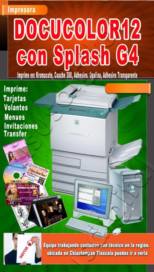 Impresora docucolor 12 xerox tabloide en Tlaxcala - Computadoras y  Notebooks | 83508