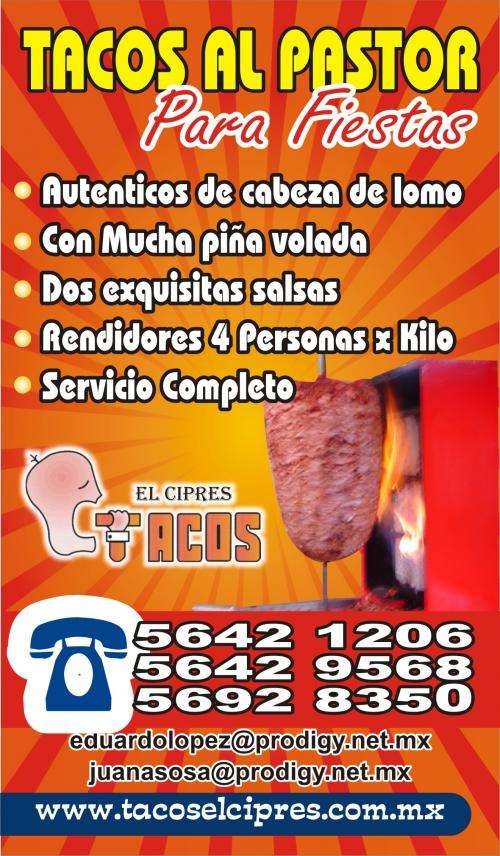 Tacos al pastor, tacos al pastor para fiestas, tacos, taquizas, eventos