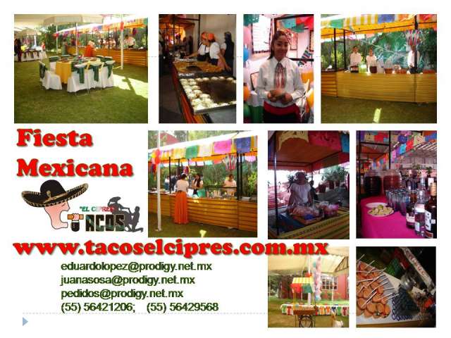 Fotos de Fiesta mexicana, taquiza mexicana, taquiza a domicilio para eventos df 1