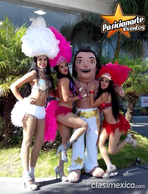 Bailarinas para carnaval y desfiles en ciudad de méxico.